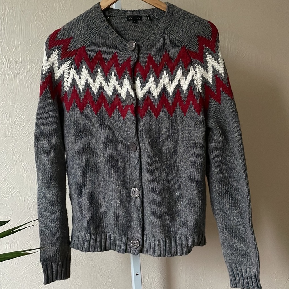 Ava beautiful wool blend warm soft chunky knit cardigan